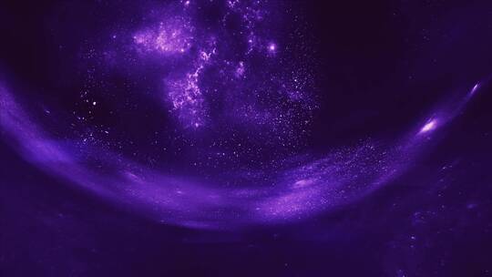 太空中的紫色星星