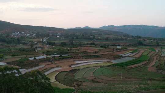 中国云南田园村庄风景