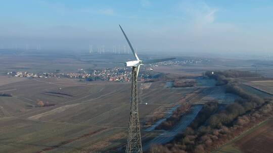 风车山风力发电、绿色清洁能源