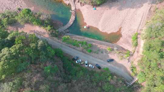 江西抚州马头山原始森林公园延时航拍