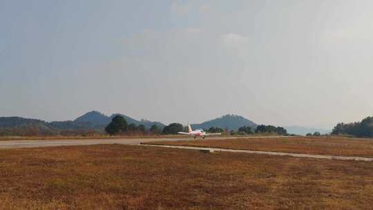 长沙宁乡通航机场的轻型运动类飞机