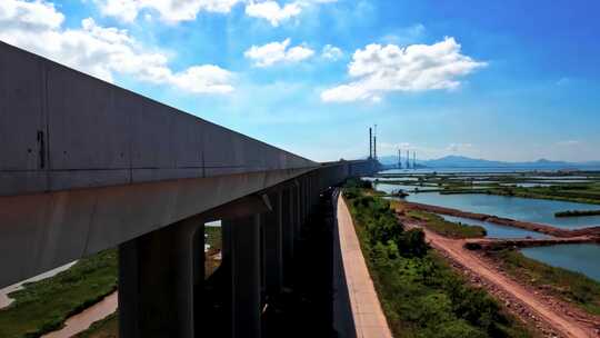 黄茅海大桥建设中二八