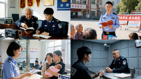 警察公安高清在线视频素材下载