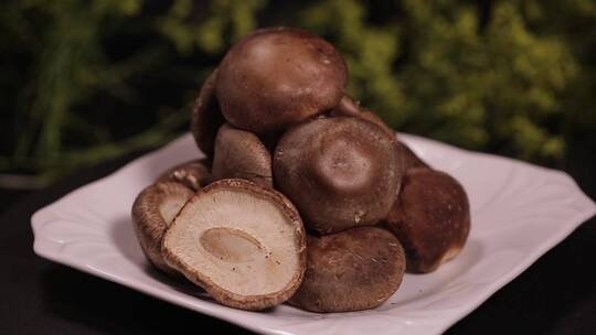 鲜香菇蘑菇 (3)视频素材模板下载