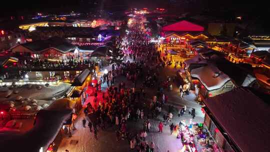 4k合集中国雪乡雪景宣传片