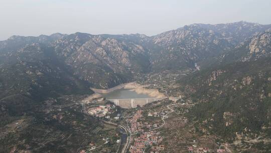 航拍青岛崂山景区