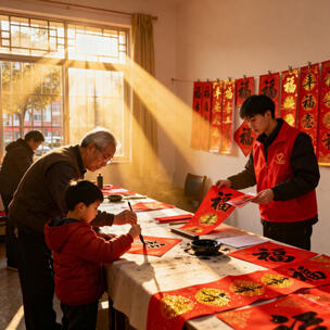 中国风文化logo 欢乐欢快喜庆