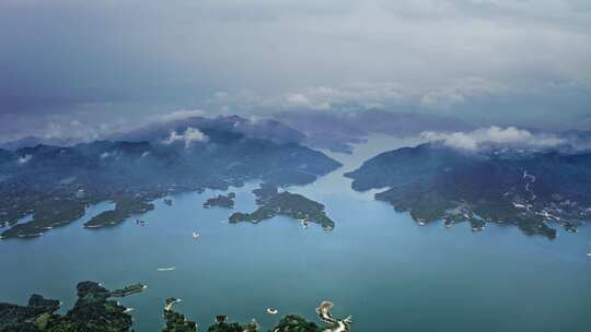 水库自然风光千岛湖