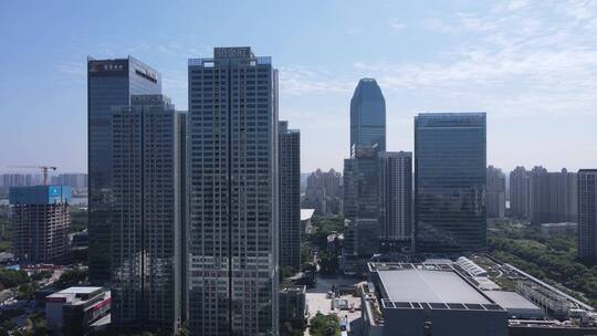 惠州高楼群航拍视频素材模板下载