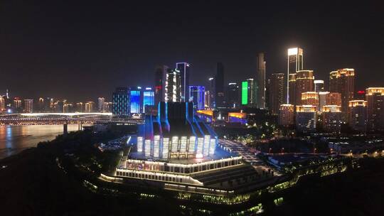 4K重庆江北城市空镜实拍画面33