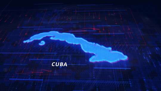 Hud古巴数字地图