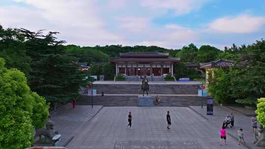徐州汉兵马俑博物馆汉文化景区航拍视角