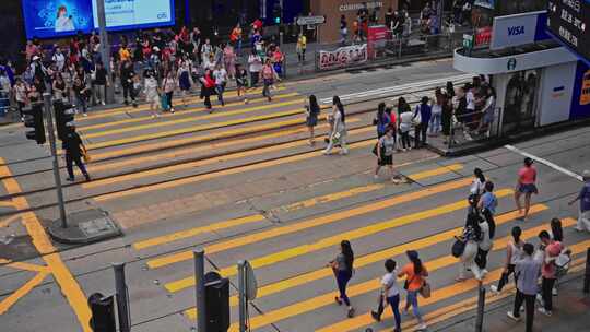 【正版素材】香港城市街道中环视频素材模板下载