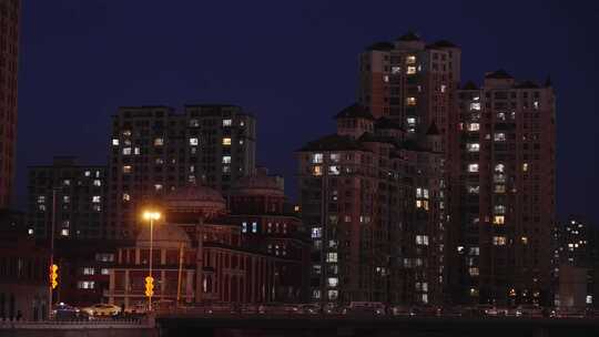 城市立交桥夜景