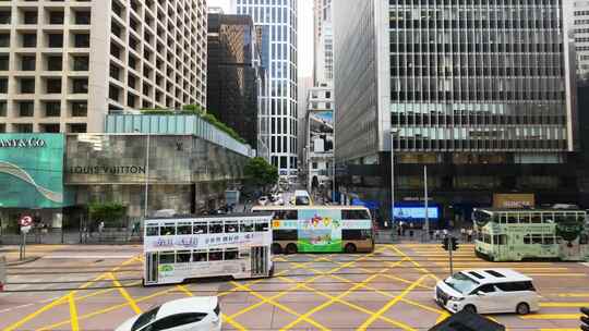 香港街头人流