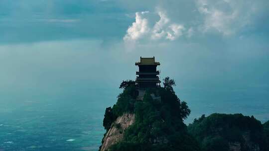 南五台风景区云海 陕西 西安