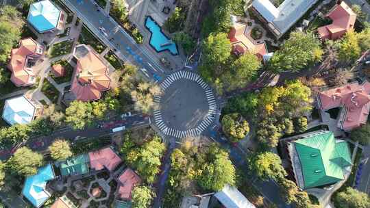 伊宁市六星街航拍