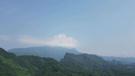 都江堰、青城山附近山脉天空