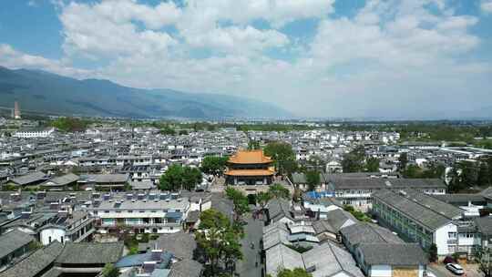 合集大理古城古城门航拍