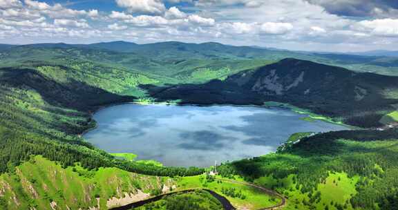 湖水淡水湖泊自然风景生态环境