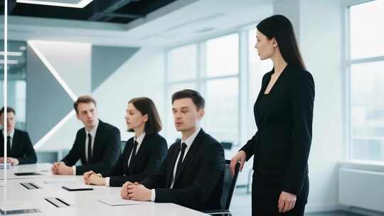 合作签约商务合作握手商务交流谈判企业宣传