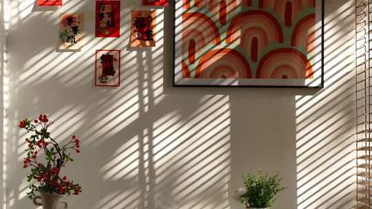 时光流逝光影变幻意境