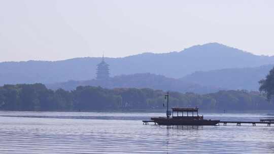 杭州西湖秋天风景