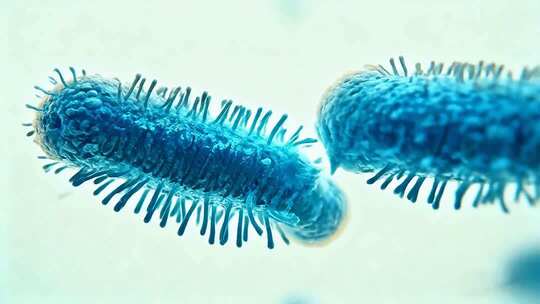 细菌微观展示素材