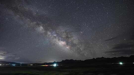 夏季银河延时