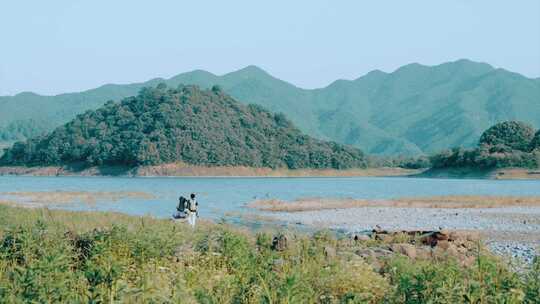 唯美日系户外山丘湖泊河流草原空镜头合集