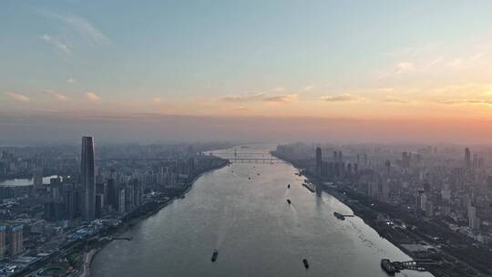 武汉长江城市轴心大景