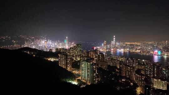 香港夜景航拍