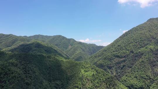 航拍衡阳常宁西江瑶寨风景区