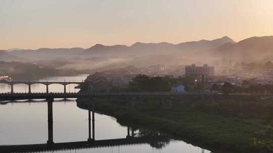 干净空镜广告唯美航拍大景城市山川