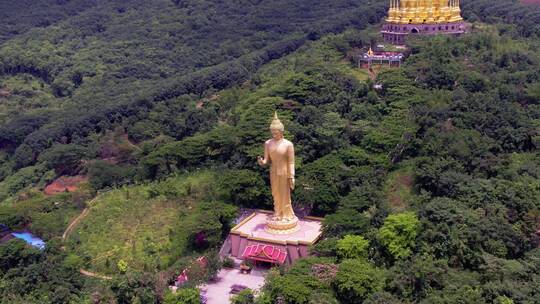 西双版纳大佛寺_V1-0005视频素材模板下载