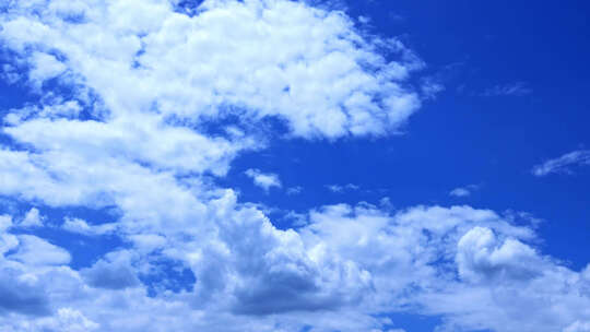 蓝天白云、云卷云舒