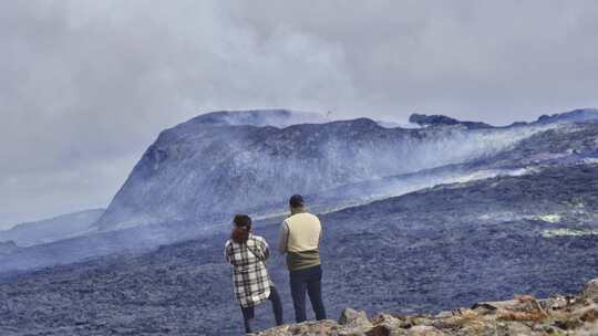 火山，喷发，熔岩，冰岛