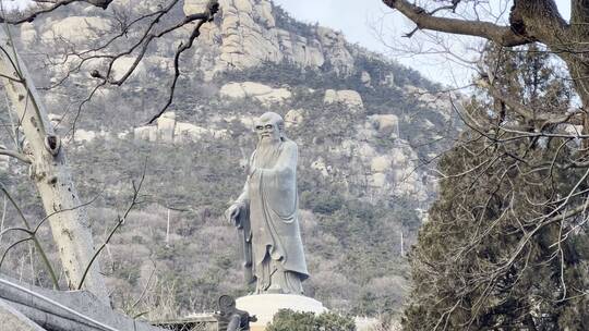 青岛崂山游览区太清宫老子像