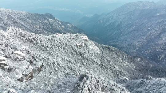 江西九江庐山风景区冬季雪景风光