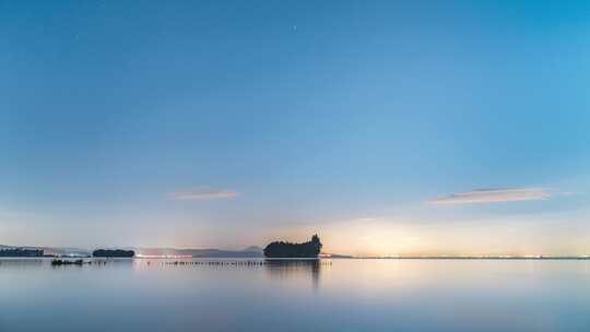 南滇池鲸鱼岛星空