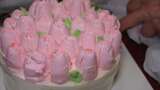 切蛋糕过生日蛋糕国寿奶油蛋糕甜品高清在线视频素材下载