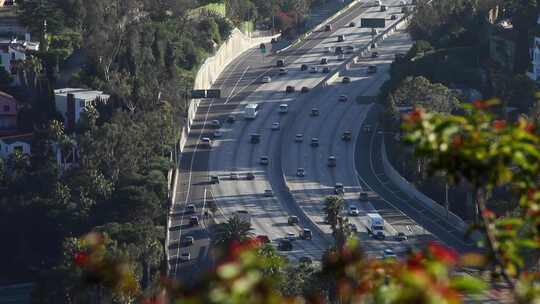 车流城市 车流延时 汽车 交通 经济