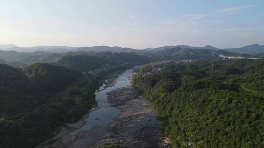 航拍祖国大好河山青山绿水