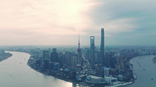 上海清晨日出