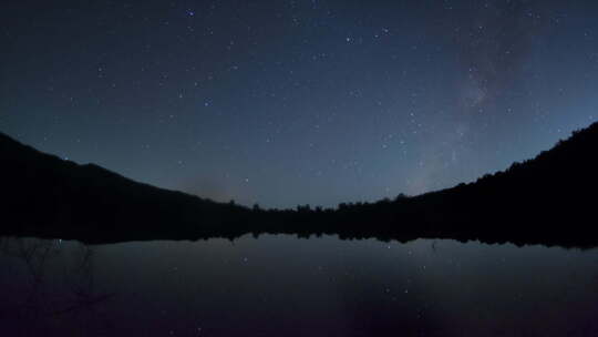 夜晚星空延时摄影