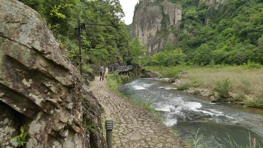 浙江温州楠溪江景区石桅岩