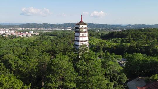 江西瑞金红军长征开始的地方航拍