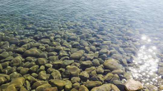 赛里木湖的湖水