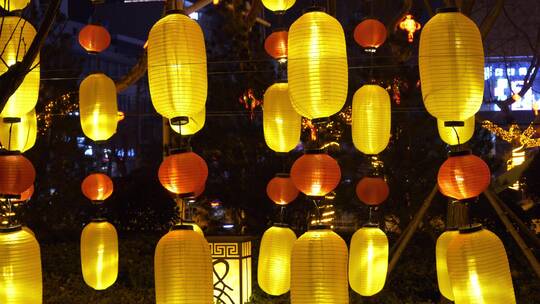 中国新年元宵节红灯笼