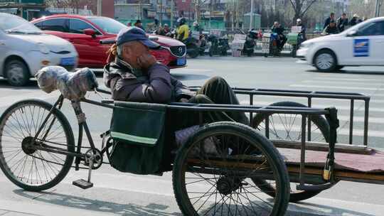 劳工短工农民工街头